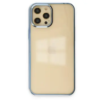 İphone 12 Pro Max Kılıf Element Silikon - Mavi