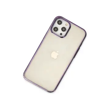 İphone 12 Pro Max Kılıf Element Silikon - Mor