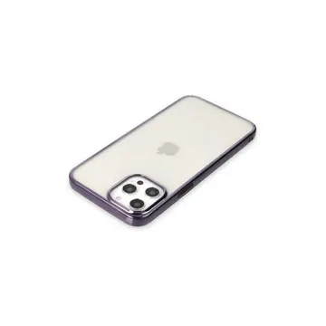 İphone 12 Pro Max Kılıf Element Silikon - Mor