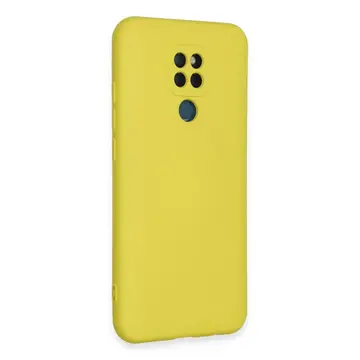 General Mobile Gm 20 Kılıf Nano İçi Kadife Silikon - Sarı
