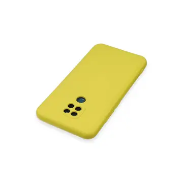 General Mobile Gm 20 Kılıf Nano İçi Kadife Silikon - Sarı