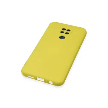 General Mobile Gm 20 Kılıf Nano İçi Kadife Silikon - Sarı