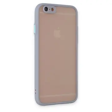İphone 6 Kılıf Montreal Silikon Kapak - Gri