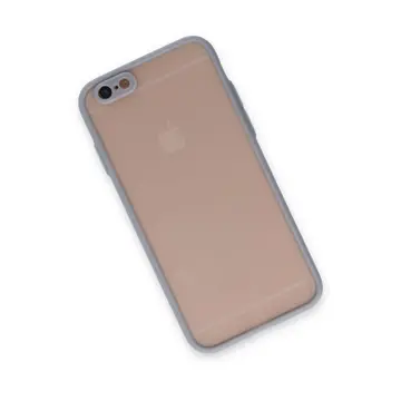 İphone 6 Kılıf Montreal Silikon Kapak - Gri