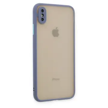 İphone X Kılıf Montreal Silikon Kapak - Gri
