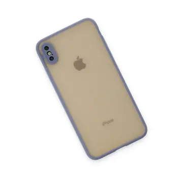 İphone X Kılıf Montreal Silikon Kapak - Gri