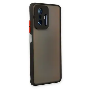 Xiaomi Mi 11t Pro Kılıf Montreal Silikon Kapak - Siyah