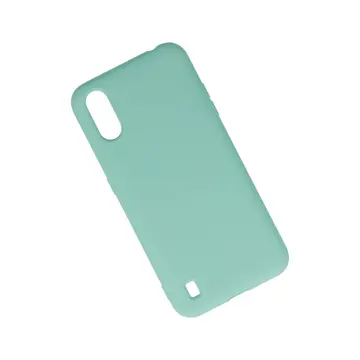 Samsung Galaxy A01 Kılıf Nano İçi Kadife Silikon - Turkuaz