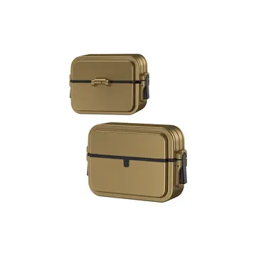 Airpods Pro 2 (2.nesil) 404 Kilitli Kılıf - Gold