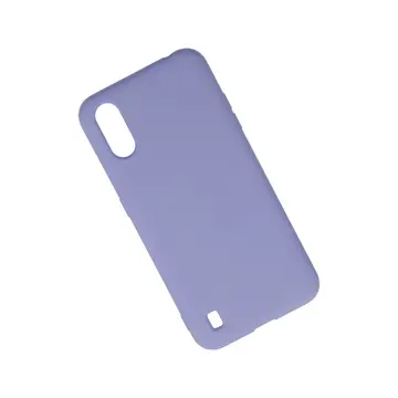Samsung Galaxy A01 Kılıf Nano İçi Kadife Silikon - Lila