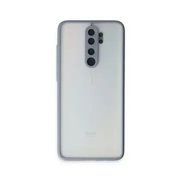 Xiaomi Redmi Note 8 Pro Kılıf Montreal Silikon Kapak - Gri