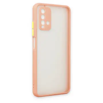 Xiaomi Redmi 9t Kılıf Montreal Silikon Kapak - Pembe