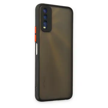 Vivo Y11s Kılıf Montreal Silikon Kapak - Siyah