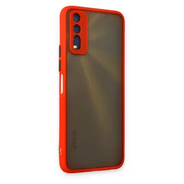 Vivo Y11s Kılıf Montreal Silikon Kapak - Kırmızı