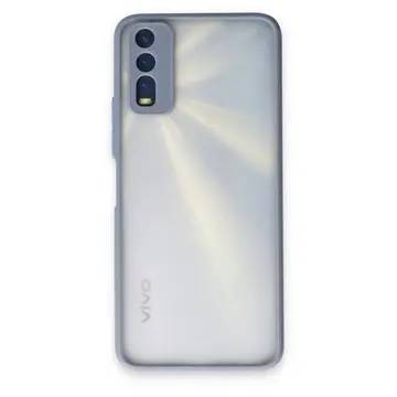 Vivo Y11s Kılıf Montreal Silikon Kapak - Gri