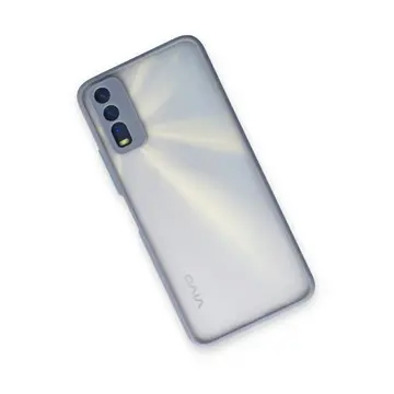 Vivo Y11s Kılıf Montreal Silikon Kapak - Gri