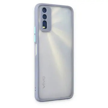 Vivo Y11s Kılıf Montreal Silikon Kapak - Gri