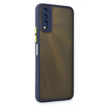 Vivo Y11s Kılıf Montreal Silikon Kapak - Lacivert