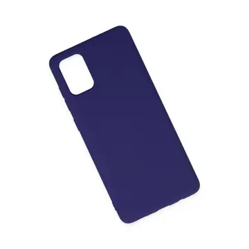 Samsung Galaxy A71 Kılıf Nano İçi Kadife Silikon - Mor