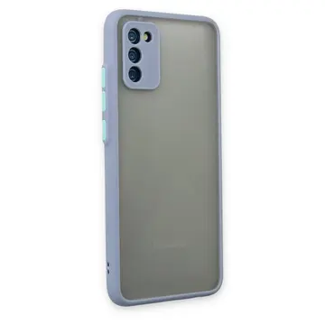 Samsung Galaxy A02s Kılıf Montreal Silikon Kapak - Gri