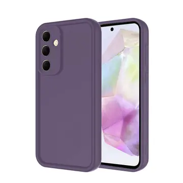 Samsung Galaxy A16 5g Kılıf Viera Silikon - Mürdüm