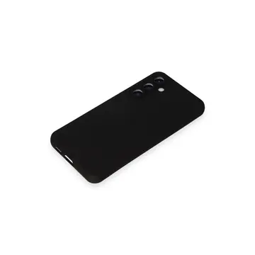 Samsung Galaxy S24 Plus Kılıf Nano İçi Kadife Silikon - Siyah