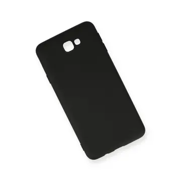 Samsung Galaxy J7 Prime Kılıf Nano İçi Kadife Silikon - Siyah