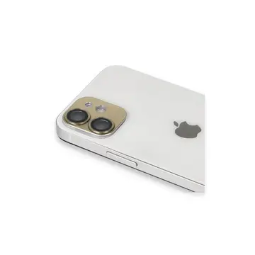 İphone 11 Pers Alüminyum Kamera Lens - Gold