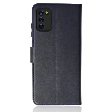 Samsung Galaxy A03s Kılıf Trend S Plus Kapaklı Kılıf - Lacivert