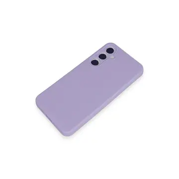 Samsung Galaxy A35 5g Kılıf Nano İçi Kadife Silikon - Lila