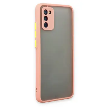 Samsung Galaxy A02s Kılıf Montreal Silikon Kapak - Pembe