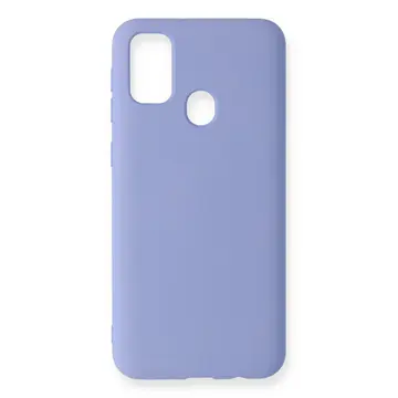 Samsung Galaxy M31 Kılıf Nano İçi Kadife Silikon - Lila