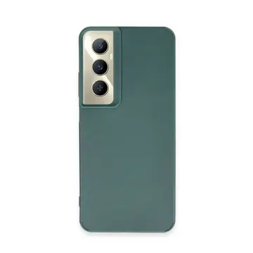 Realme C65 Kılıf Petro Silikon - Koyu Yeşil