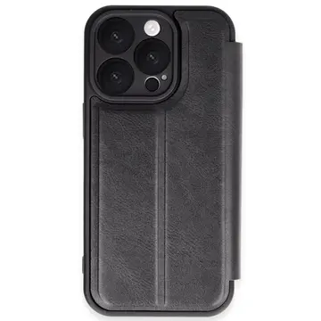 İphone 16 Pro Max Kılıf Flip Cover - Siyah