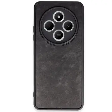 Xiaomi Redmi 14c Kılıf Aras Deri Kapak - Siyah