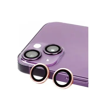 İphone 15 Plus Raze Metal Kamera Lens - Pembe