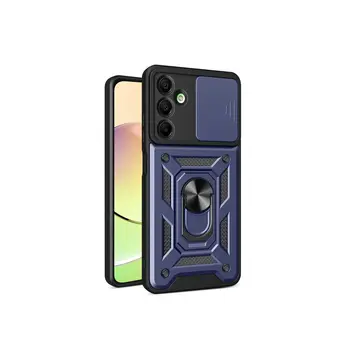 Samsung Galaxy A16 5g Kılıf Pars Lens Yüzüklü Silikon - Lacivert