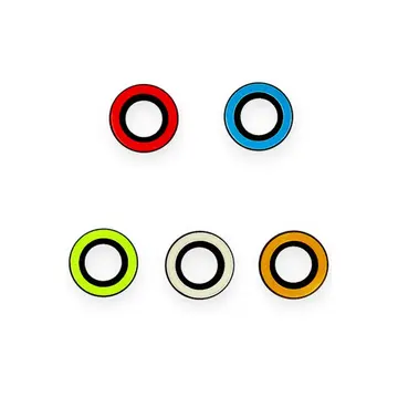 İphone 13 Pro Max Neon Fosforlu Kamera Lens - Yeşil