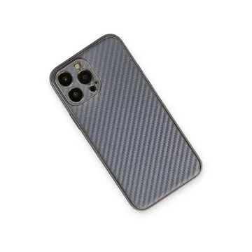İphone 13 Pro Kılıf Coco Karbon Silikon - Gri