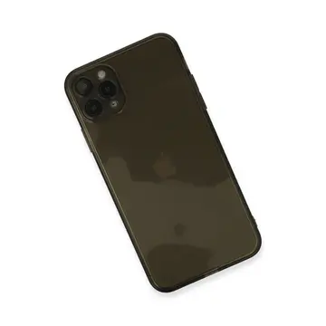İphone 11 Pro Max Kılıf Fly Lens Silikon - Siyah