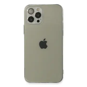 İphone 12 Pro Kılıf Fly Lens Silikon - Şeffaf