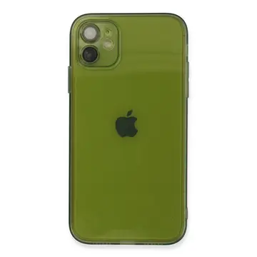 İphone 12 Kılıf Fly Lens Silikon - Yeşil