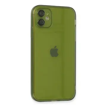 İphone 12 Kılıf Fly Lens Silikon - Yeşil