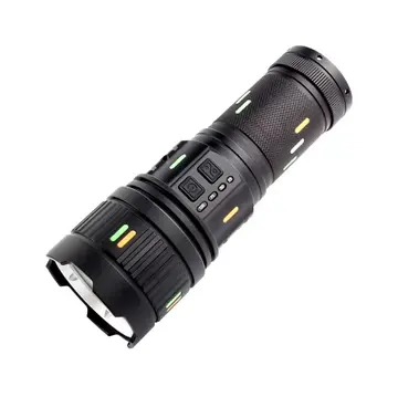 Pro F-3001 Alüminyum Tg Led Güç Göstergeli Type-c Şarjlı El Feneri 100 W
