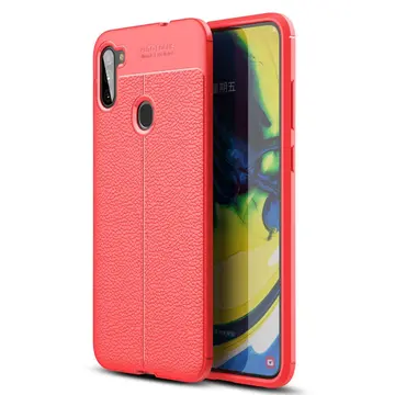 Samsung Galaxy A11 Kılıf Auto Focus Kapak - Kırmızı