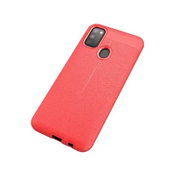 Samsung Galaxy M30s Kılıf Auto Focus Kapak - Kırmızı