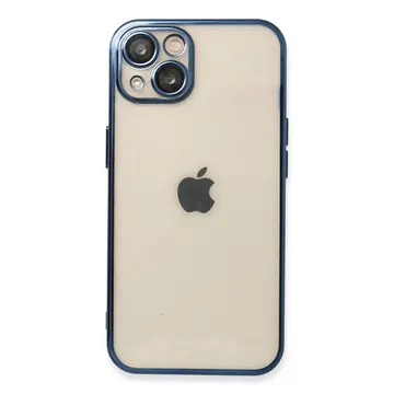 İphone 13 Kılıf Razer Lensli Silikon - Lacivert