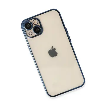 İphone 13 Kılıf Razer Lensli Silikon - Lacivert