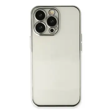 İphone 13 Pro Max Kılıf Razer Lensli Silikon - Gümüş