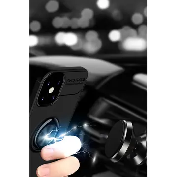 İphone 12 Mini Kılıf Range Yüzüklü Silikon - Mavi